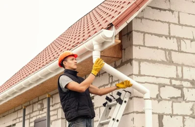 Pose et remplacement de gouttières à Morelmaison